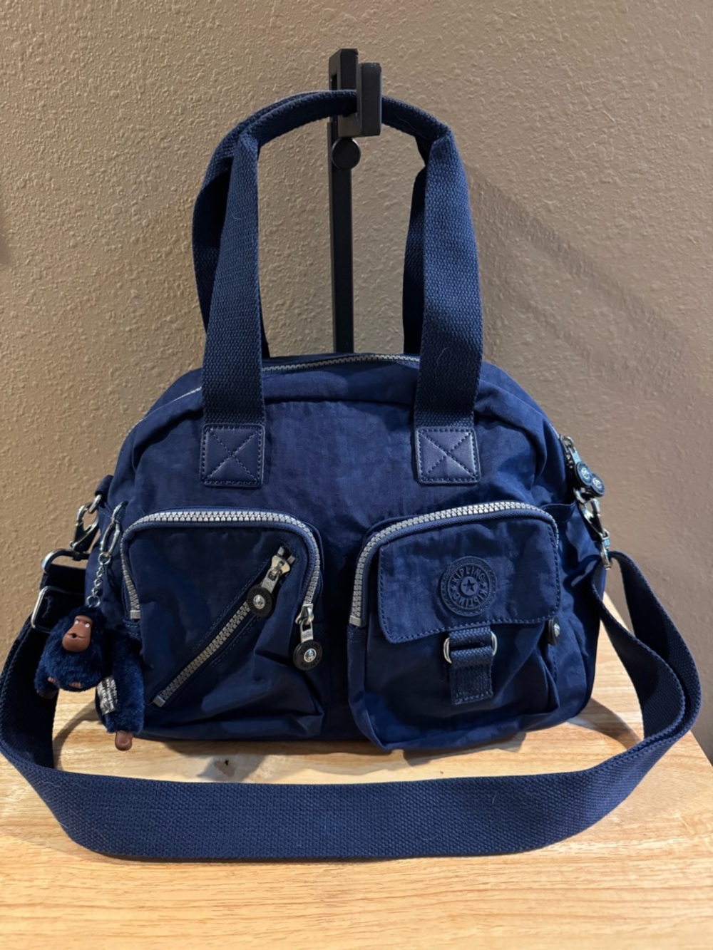 Kipling Defea Nylon Satchel/Crossbody Bag